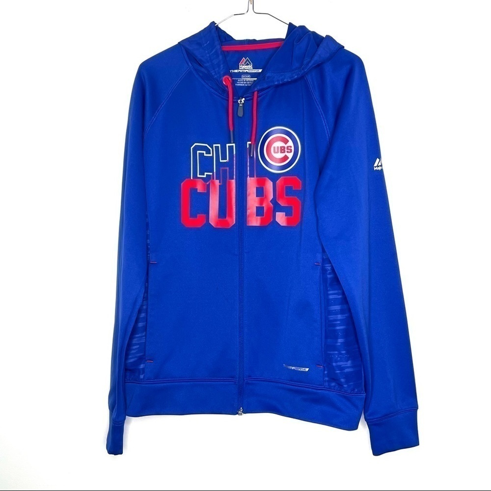 Mens Cubs dri fit zip up hoodie